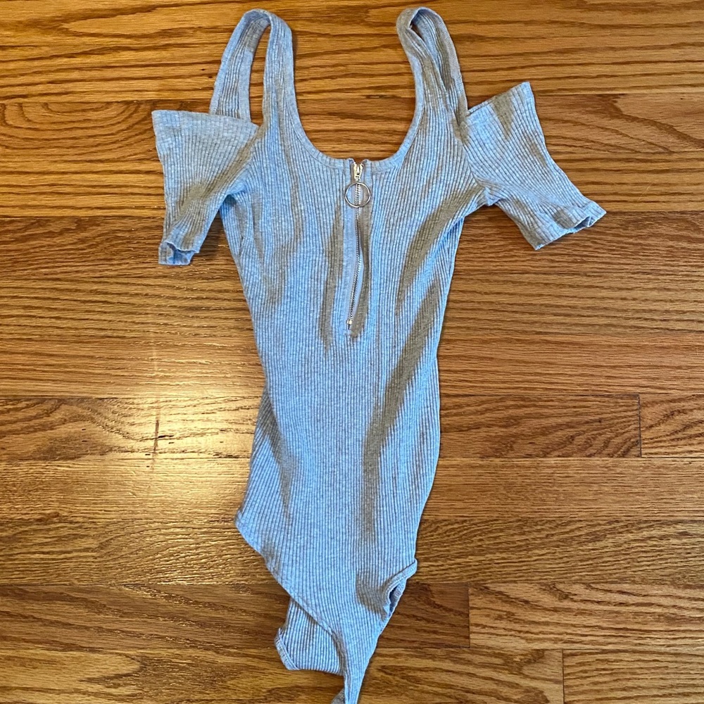 Gray Bodysuit